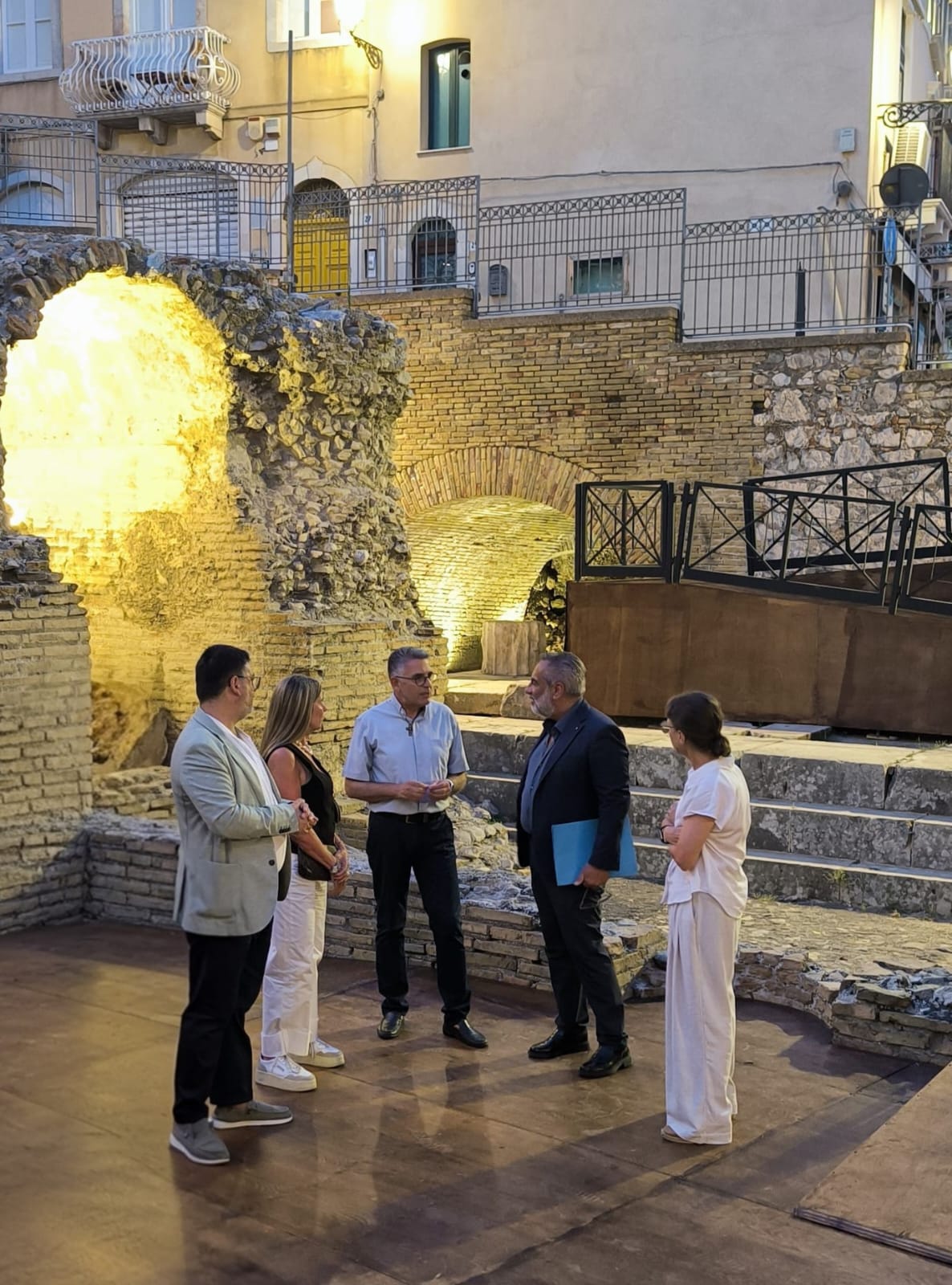 La Fondazione Taormina Arte Sicilia illumina il Teatro Odeon: nuova luce sul sito archeologico nel cuore della città