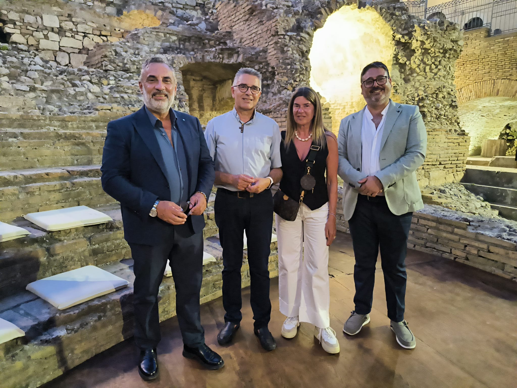 La Fondazione Taormina Arte Sicilia illumina il Teatro Odeon: nuova luce sul sito archeologico nel cuore della città